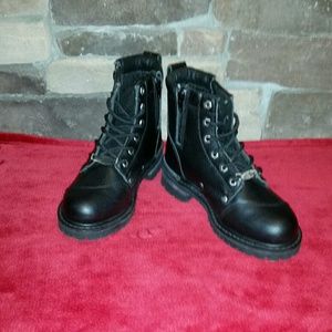 NWOT Leather motorcycle riding boots
